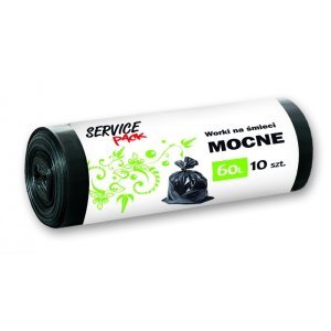 Worki na śmieci STELLA LDPE mocne, 60L 10 szt.