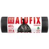 Worki na śmieci ALUFIX, HDPE, 60l, 20 szt., czarne