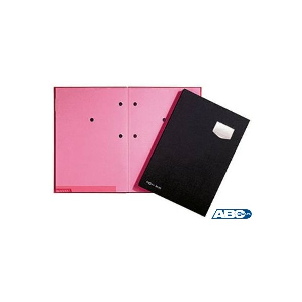 Teczka do podpisu DE LUXE, 10-cz., czarny,  r óż przekł. P2410204 DURABLE (X)
