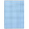 Teczka z gumką DONAU, karton, A4, 400gsm, 3-skrz., niebieska w kratę