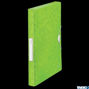 Teczka z gumką PP Leitz WOW, 30 mm, zielona 46290054 (X)