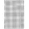 Teczka z gumką DONAU, karton, A4, 400gsm, 3-skrz., biała w kratę