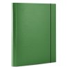 Teczka z gumką OFFICE PRODUCTS, PP, A4 / 30, 3-skrz., zielona
