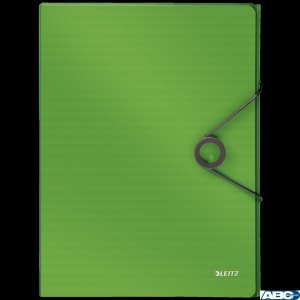 Teczka z gumką PP LEITZ SOLID 30mm jasnozielona 45681050