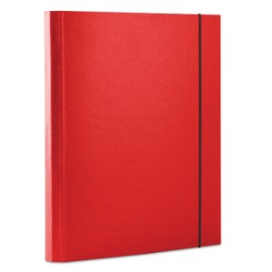 Teczka z gumką OFFICE PRODUCTS, PP, A4 / 30, 3-skrz., czerwona