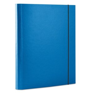 Teczka z gumką OFFICE PRODUCTS, PP, A4 / 30, 3-skrz., niebieska