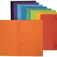 Teczka preszpanowa z gumką A4 BANTEX, żółta, 400087822