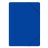 Teczka z gumką OFFICE PRODUCTS, A4, PP, 500mikr., 3-skrz., niebieska