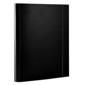 Teczka z gumką OFFICE PRODUCTS, PP, A4 / 30, 3-skrz., czarna