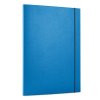 Teczka z gumką OFFICE PRODUCTS, PP, A4 / 15, 3-skrz., niebieska