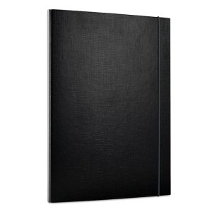 Teczka z gumką OFFICE PRODUCTS, PP, A4 / 15, 3-skrz., czarna