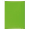 Teczka z gumką OFFICE PRODUCTS, karton / lakier, A4, 350gsm, 3-skrz., zielona