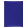 Teczka z gumką OFFICE PRODUCTS, karton / lakier, A4, 350gsm, 3-skrz., niebieska