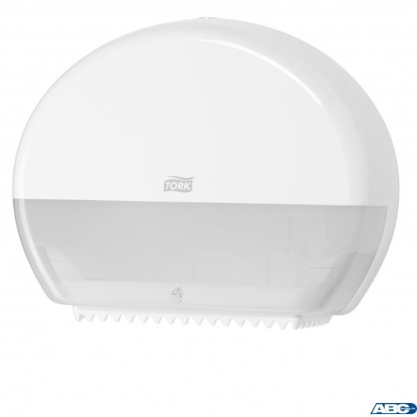 Dozownik TORK do papieru toaletowego JUMBO biały 680000 (X)