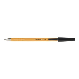 Długopis Q-CONNECT z wymiennym wkładem 0,4mm (linia), zawieszka, czarny
