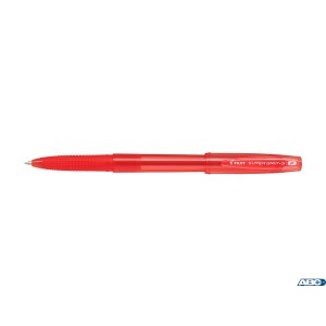 Długopis olejowy ze skuwką PILOT SUPER GRIP czerwony BPS-GG-F-R (X)