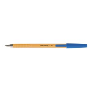 Długopis Q-CONNECT z wymiennym wkładem 0,4mm (linia), niebieski