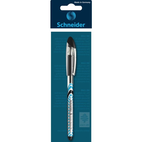 Długopis SCHNEIDER Slider Basic, M, zawieszka, czarny