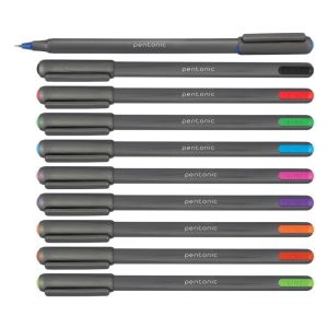 Długopis LINC Pentonic, śr. kulki 1,0mm, gr. linii 0,5mm, jasny zielony