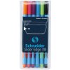 Zestaw długopisów w etui SCHNEIDER Slider Edge, XB, 6 szt., miks kolorów