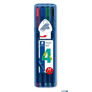 Długopis triplus ball, M, 4 kol. w etui, Staedtler S 437 MSB4