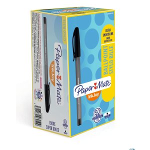 Długopis ze skuwką INKJOY 100 CAP M czarny PAPER MATE S0957120