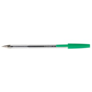 Długopis Q-CONNECT z wymiennym wkładem 0,7mm (linia), zielony