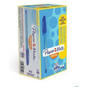 Długopis ze skuwką INKJOY 100 CAP M niebieski PAPER MATE S0957130