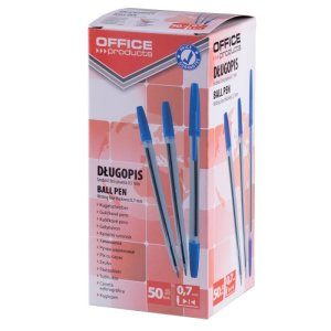 Długopis OFFICE PRODUCTS, 1,0mm, niebieski