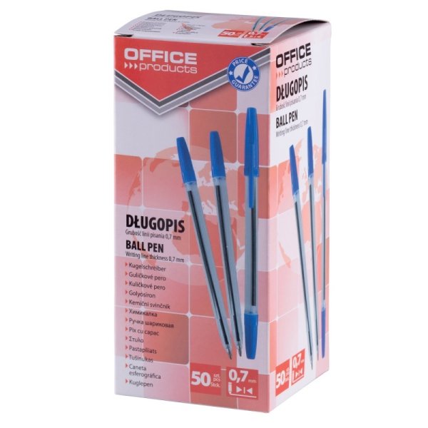 Długopis OFFICE PRODUCTS, 1,0mm, niebieski