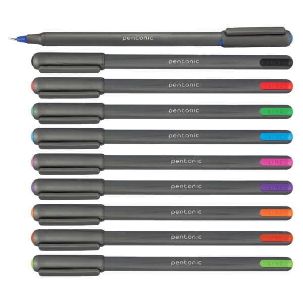 Długopis LINC Pentonic, śr. kulki 1,0mm, gr. linii 0,5mm, jasny niebieski