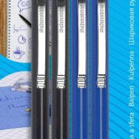 Długopisy automatyczne SCHNEIDER K15,  2x czarny + 2x niebieski, blister