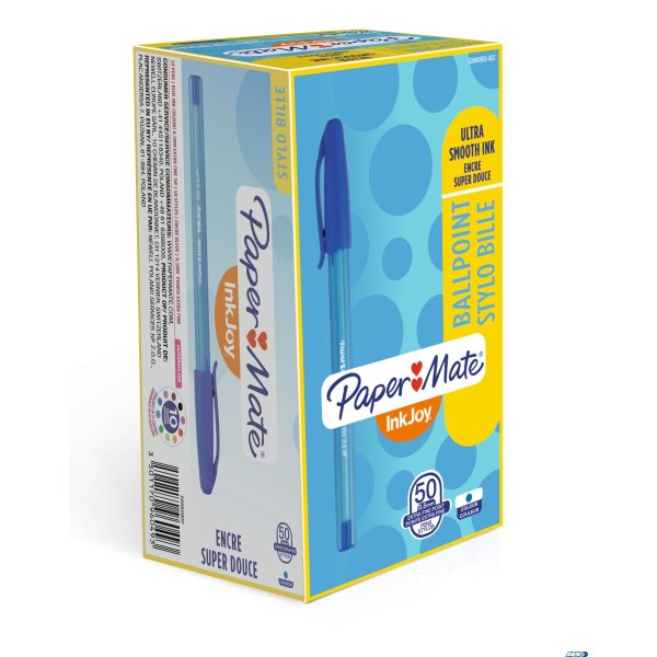 Długopis ze skuwką INKJOY 100 CAP niebieski PAPER MATE S0960900