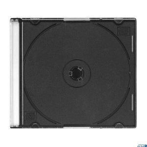 Pudełko na 1CD SLIM CASE 5,2MM BLACK OMEGA