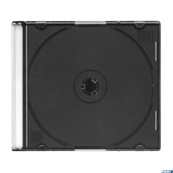 Pudełko na 1CD SLIM CASE 5,2MM BLACK OMEGA