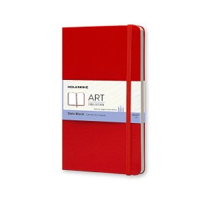 Szkicownik MOLESKINE L (13x21cm), twarda oprawa, 104 strony, czerwona
