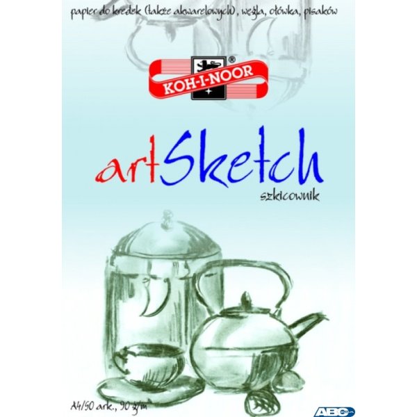 Blok szkicowy A4 ART SKETCH 90g. KOH-I-NOOR