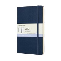 Szkicownik MOLESKINE L (13x21cm), szafirowy, twarda oprawa, 104 strony, niebieski