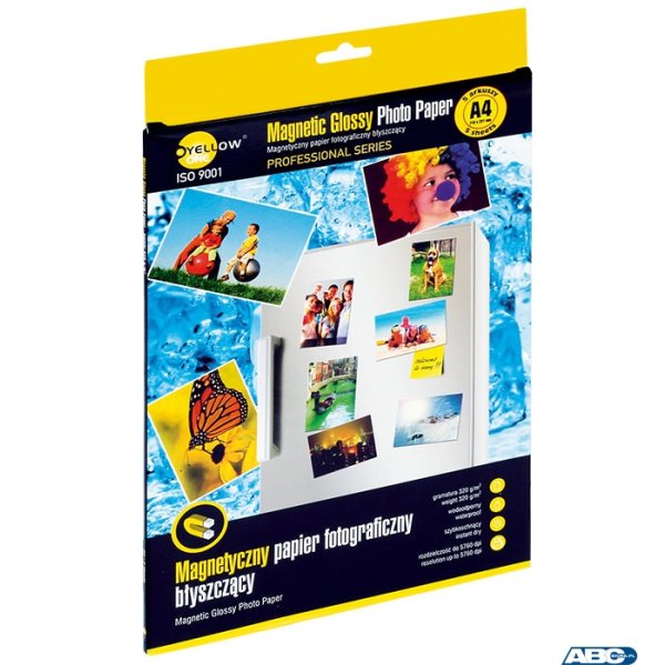 Papier fotograficzny Magnetic 4PFMG320, 320 g/m, A4 5 arkuszy YELLOW ONE 150-1290 (X)