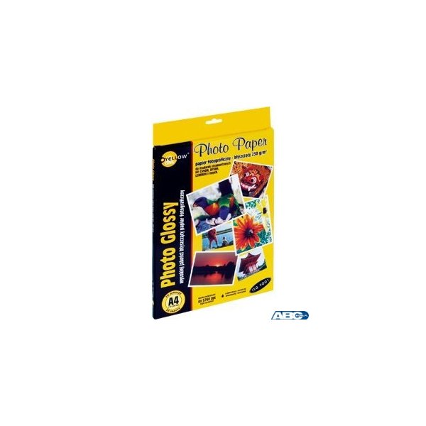 Papier fotograficzny błyszczący 4G230, 230 g/m, A4 20 arkuszy YELLOW ONE 150-1181