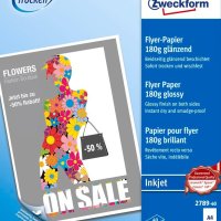 Papier do ulotek błyszczący 2789-40 A4 40 ark. obustronnie powlekany, 180 g, 210 x 297 mm, biały, Avery Zweckform (X)