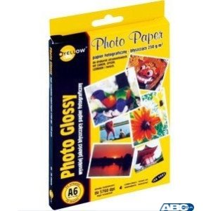 Papier fotograficzny błyszczący 4G230, 230 g / m, A6 20 arkuszy YELLOW ONE 150-1182