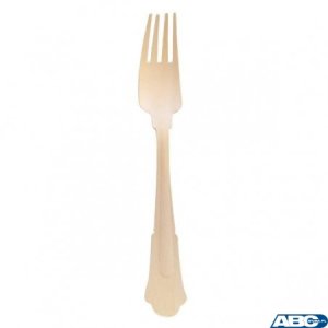 Widelec drewniany 100 szt. 16,5 cm 39012