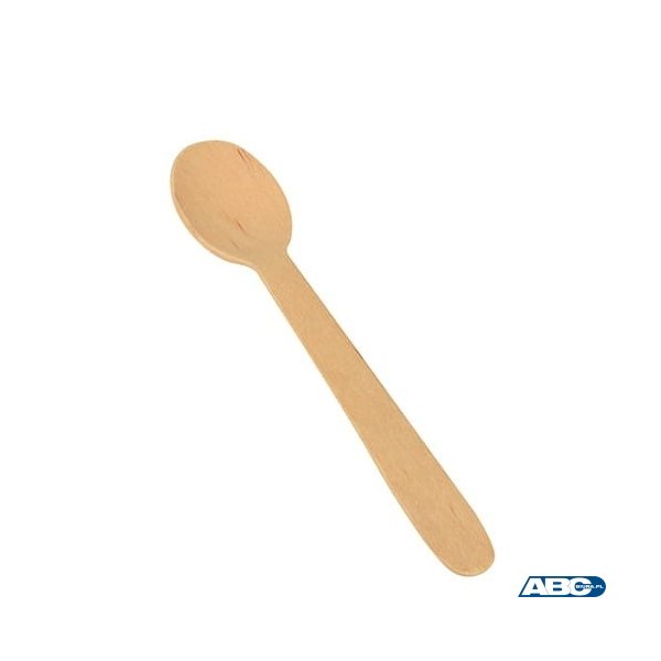Łyżeczka jednorazowa drewniana 11 cm deserowa (100) 10085 /7815