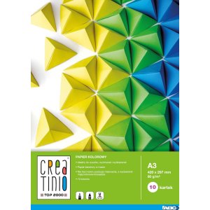 Papier kolorowy A3 10k 80g CREATINIO TOP 2000 400079857