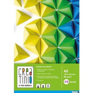 Papier kolorowy A5 10k 80g CREATINIO TOP 2000 400079855