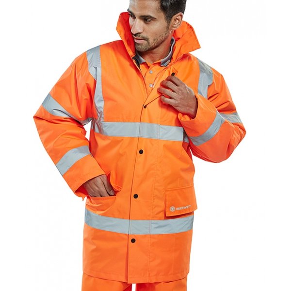 Kurtka ostrzegawcza BEESWIFT Constructor, rozm. 3XL, pomarańczowa