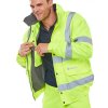 Kurtka ostrzegawcza BEESWIFT Bomber, rozm. XXXL, żółta