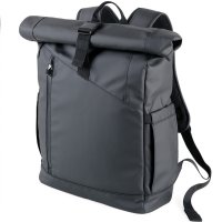 Plecak rolowany TROIKA Black Roll Top, czarny
