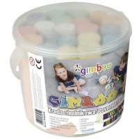 Kreda chodnikowa GIMBOO XXL, w plastikowym wiaderku, 20szt.